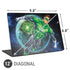 DC Comics Green Lantern Action Pose in Space Universal Laptop 12in (9.8 x 6.8in) Skin